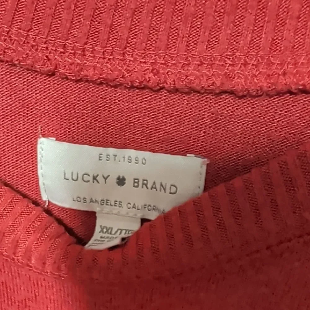 Lucky Brand Coral Long Sleeve Shirt - Picture 4 of 7